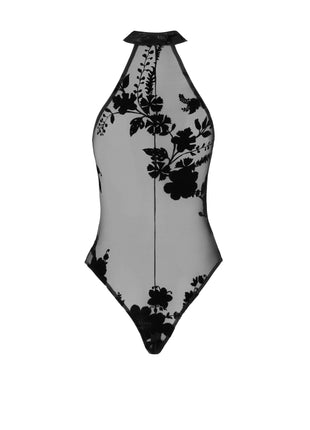 F314 Body aus Netzmaterial von Noir Handmade - Bodys