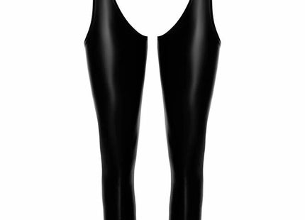 F323 Wetlook Chaps von Noir Handmade - S / schwarz - Leggings