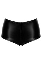 F335 Wetlook Shorts von Noir Handmade - S / schwarz - Panty / Shorty
