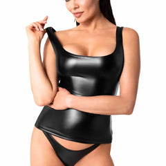 F346 Wetlook Shirt von Noir Handmade - Top