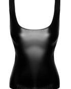 F346 Wetlook Shirt von Noir Handmade - S / schwarz - Top