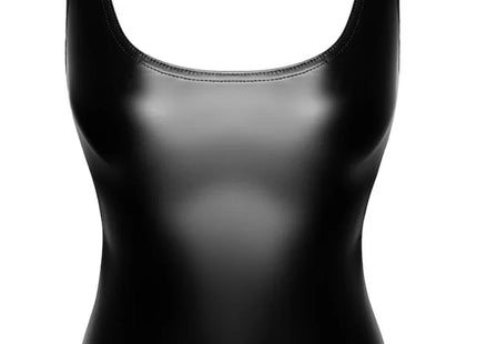 F346 Wetlook Shirt von Noir Handmade - S / schwarz - Top