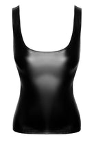 F346 Wetlook Shirt von Noir Handmade - S / schwarz - Top