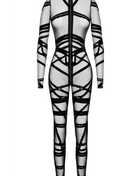 F357 Bondesque Catsuit von Noir Handmade - XS / schwarz - Overall