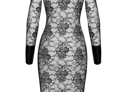 F376 halblanges Kleid Noirelle aus Spitze von Noir Handmade - halblanges Kleid