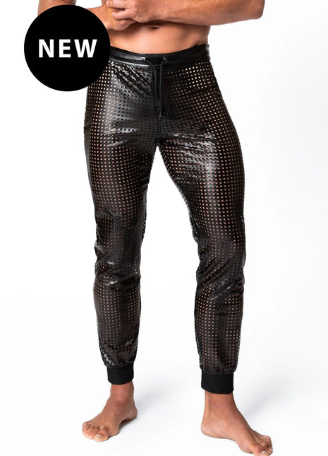 Noir Handmade Men - PerfoGlanz Hose - Atemberaubendes Design für Partynächte! - Herren-Hose