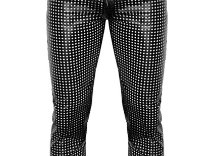 Noir Handmade Men - PerfoGlanz Hose - Atemberaubendes Design für Partynächte! - Herren-Hose