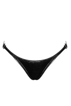 P014 Lack String von Noir Handmade - XS / schwarz - String