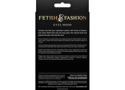NS NOVELTIES - FETISH & FASHION AUGENMASKE NYLON SCHWARZ - BDSM Masken