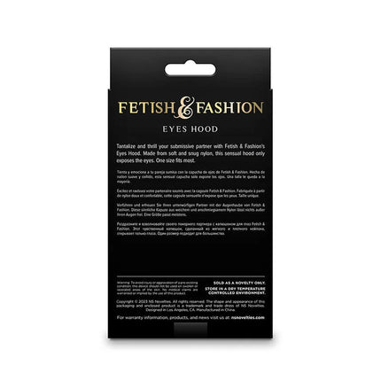 NS NOVELTIES - FETISH & FASHION AUGENMASKE NYLON SCHWARZ - BDSM Masken