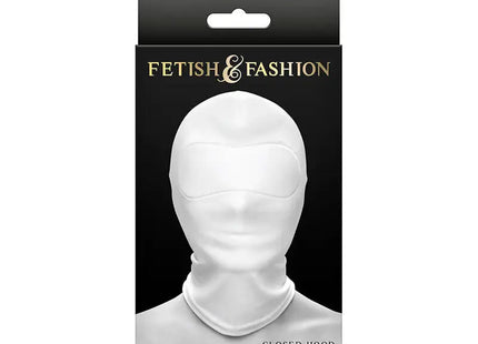 NS NOVELTIES - FETISH & FASHION GESCHLOSSENE MASKE NYLON WEISS - BDSM Masken