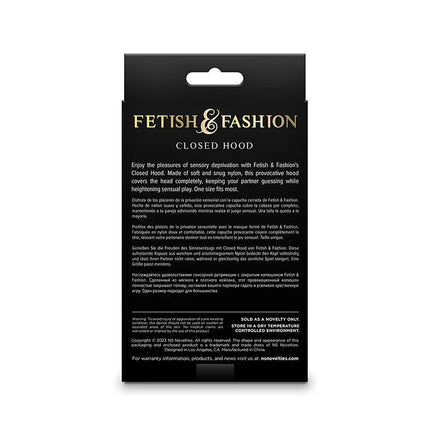 NS NOVELTIES - FETISH & FASHION GESCHLOSSENE MASKE NYLON WEISS - BDSM Masken
