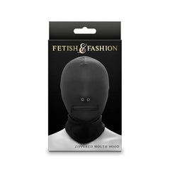 NS NOVELTIES - FETISH & FASHION GESCHLOSSENE MUNDHAUBE MIT REISSVERSCHLUSS NYLON SCHWARZ