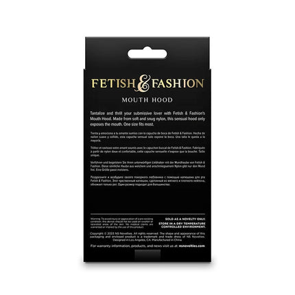 NS NOVELTIES - FETISH & FASHION MUNDHAUBE NYLON WEISS - BDSM Masken