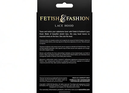 NS NOVELTIES - FETISH & FASHION SPITZENHAUBE SCHWARZ - BDSM Masken
