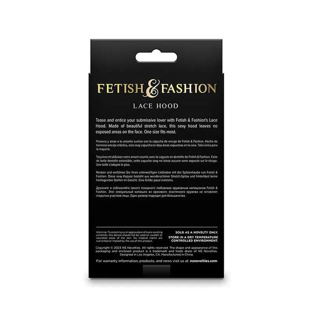 NS NOVELTIES - FETISH & FASHION SPITZENMASKE WEISS - BDSM Masken