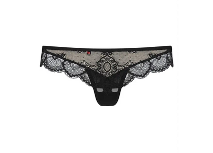 853-THO-1 String schwarz von Obsessive - S/M / schwarz - String