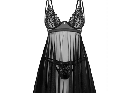 Babydoll Donarella black - XL/2XL-0