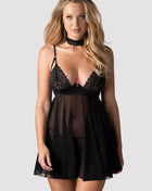Babydoll Donarella black - XL/2XL-1