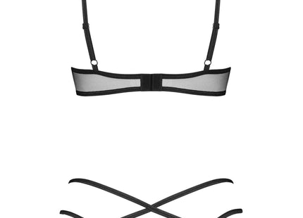 3-teilges ouvert Set Donarella schwarz von Obsessive - 3tlg. Set