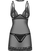 Set Donarella schwarz von Obsessive - XS/S / Black - Negligee
