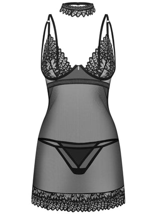 Set Donarella schwarz von Obsessive - XS/S / Black - Negligee