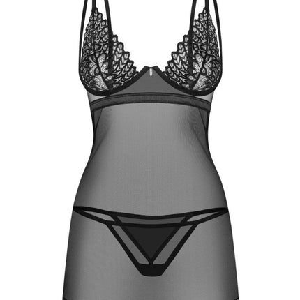 Set Donarella schwarz von Obsessive - XS/S / Black - Negligee