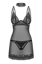 Set Donarella schwarz von Obsessive - XS/S / Black - Negligee