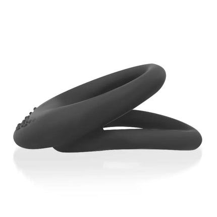 OHMAMA DOPPELTER SILIKONRING 3,5 CM - 4,5 CM - Penisring ohne Vibration
