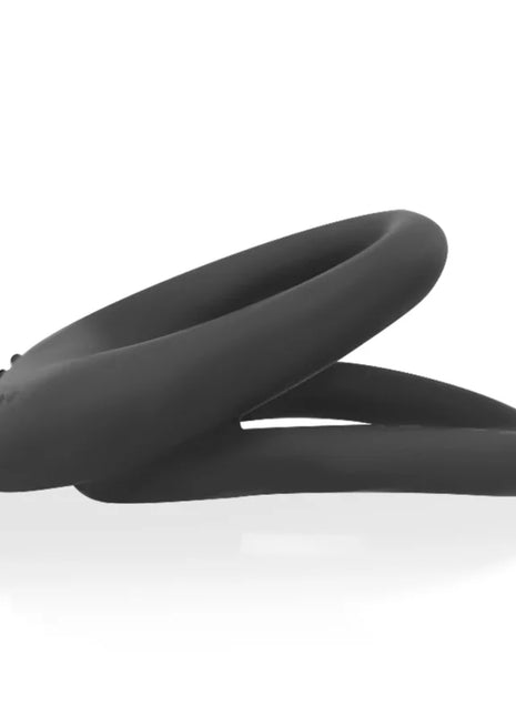 OHMAMA DOPPELTER SILIKONRING 3,5 CM - 4,5 CM - Penisring ohne Vibration