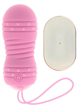 OHMAMA - FERNBEDIENUNG EI 7 MODI DREHUNG ROSA - Vibrierendes Ei
