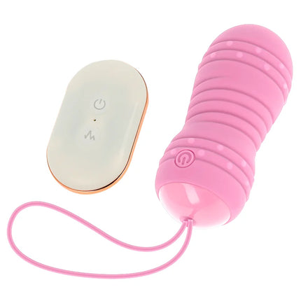 OHMAMA - FERNBEDIENUNG EI 7 MODI DREHUNG ROSA - Vibrierendes Ei