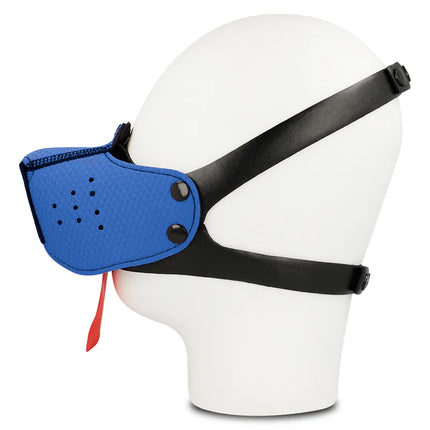OHMAMA FETISCH HUNDE MAULKORB - BLAU - SM-Maulkorb