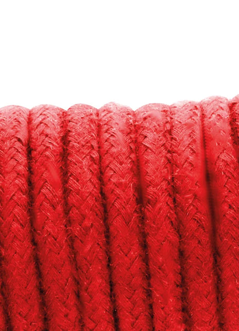 Vibrantes rotes kinbaku seil von ohmama 5 meter mit texturierter eng gewebter oberfläche