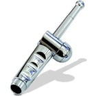 Ohmama fetisch metallischer analeinlauf mit chrom-finish, elegantem, länglichem duschkopf und drei runden düsen