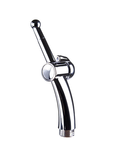 Ohmama fetisch metallischer analeinlauf chrome handbrause mit kugelförmiger duschdüse und schlankem gebogenem design
