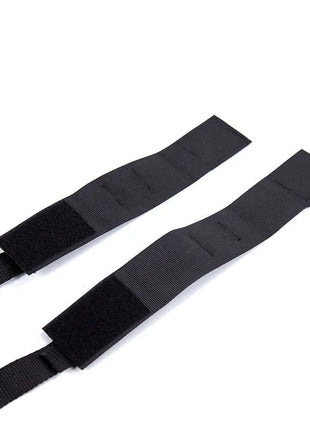 Ohmama fetish bondage-fessel mit schwarzen nylonriemen und klettverschlüssen für sicheren halt