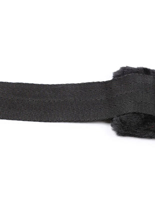 Schwarz gefütterte ohmama fetish handgelenk fesseln mit weicher samtartiger innenseite aus plüsch