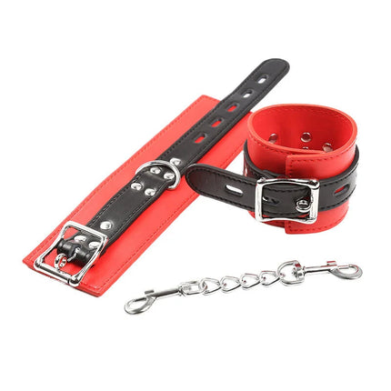 OHMAMA FETISH - HANDGELENKFESSELN MIT VERRIEGELUNG/SCHNALLE - Handschellen für Frauen