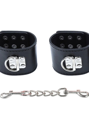 OHMAMA FETISH - HANDGELENKFÜHREN AUS METALL MIT SCHNAPPBEFESTIGUNG - Handschellen für Frauen