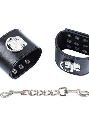 OHMAMA FETISH - HANDGELENKFÜHREN AUS METALL MIT SCHNAPPBEFESTIGUNG - Handschellen für Frauen