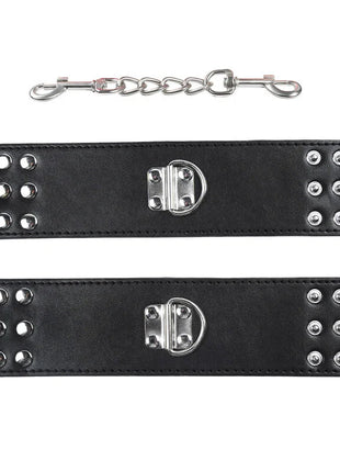 OHMAMA FETISH - HANDGELENKFÜHREN AUS METALL MIT SCHNAPPBEFESTIGUNG - Handschellen für Frauen