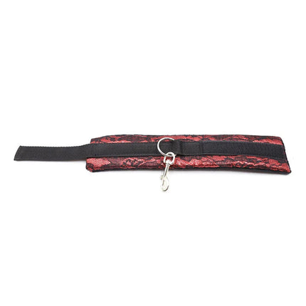 OHMAMA FETISH - HANDSCHELLEN AUS SAMT MIT NYLONBAND - Handschellen für Frauen