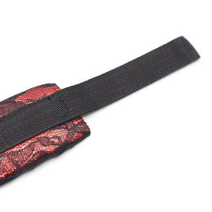 OHMAMA FETISH - HANDSCHELLEN AUS SAMT MIT NYLONBAND - Handschellen für Frauen