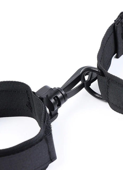 OHMAMA FETISH - HANDSCHELLEN UND KRAGEN AUS NYLON - Handschellen