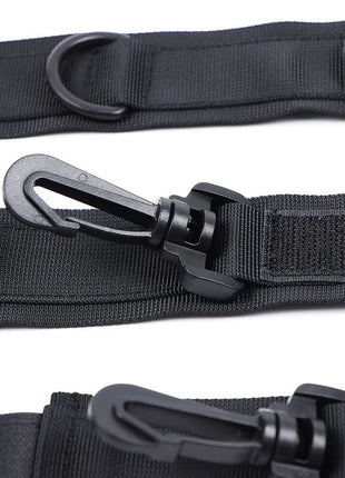 OHMAMA FETISH - HANDSCHELLEN UND KRAGEN AUS NYLON - Handschellen