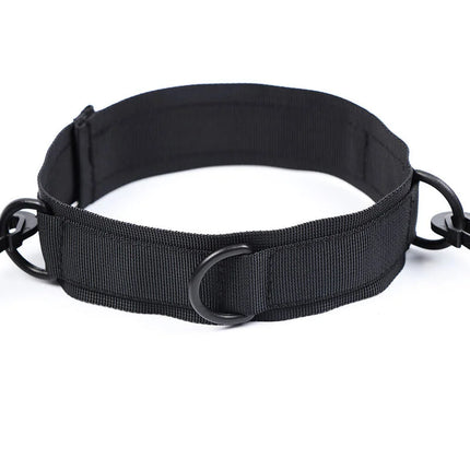 OHMAMA FETISH - HANDSCHELLEN UND KRAGEN AUS NYLON - Handschellen