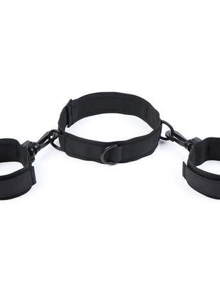 OHMAMA FETISH - HANDSCHELLEN UND KRAGEN AUS NYLON - Handschellen