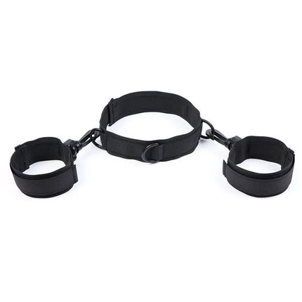 OHMAMA FETISH - HANDSCHELLEN UND KRAGEN AUS NYLON - Handschellen