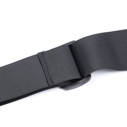 Ohmama fetish handschellen aus schwarzem nylon mit passendem kunststoffverschluss